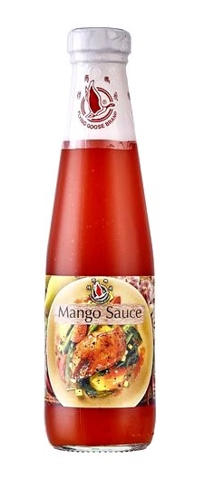 Salsa agrodolce e piccante al mango Flying Goose 295 ml.